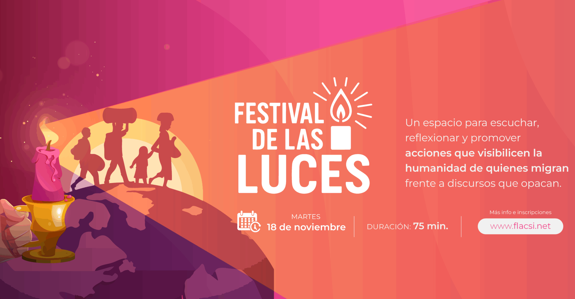 ¡Participa en el Festival de las Luces 🕯️! Convocamos voluntades que iluminan vidas